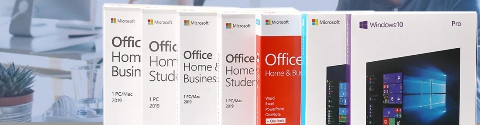 Windows 10の小売り箱