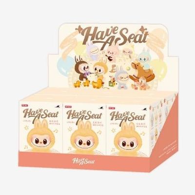 オリジナル オリジナル ポップマート ラブーブ モンスター ワクワクする マカロンの座席 ブラインドボックス フィギュア プルーシュ人形 可愛いおもちゃ ミステリーボックス