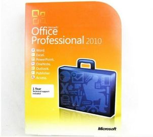 本物のマイクロソフト・オフィスの小売り箱、国際的なマイクロソフト・オフィス2010の小売り箱