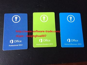 1つのユーザーのマイクロソフト氏オフィス2013年のプロダクト鍵カード32/64ビットMedialess
