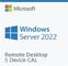 Windowsサーバー2022遠隔デスクトップ サービスCal - 5装置Cal