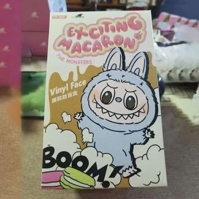 オリジナル オリジナル ポップマート ラブーブ モンスター ワクワクする マカロンの座席 ブラインドボックス フィギュア プルーシュ人形 可愛いおもちゃ ミステリーボックス