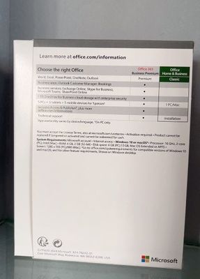 オフィス2024 ホームビジネス MAC / PC 鍵を縛る ライフタイム オフィス2024 HB リテールボックス