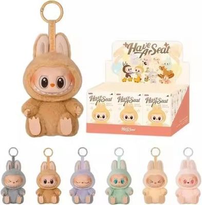 オリジナル オリジナル ポップマート ラブーブ モンスター ワクワクする マカロンの座席 ブラインドボックス フィギュア プルーシュ人形 可愛いおもちゃ ミステリーボックス