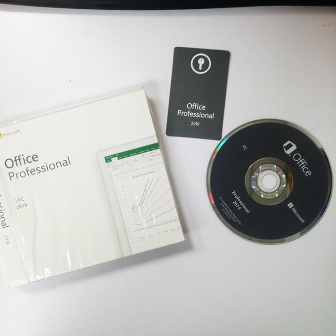 多数の言語オフィスの2019年のマイクロソフトのプロ キー コードDVDのパッケージの原物ソフトウェア