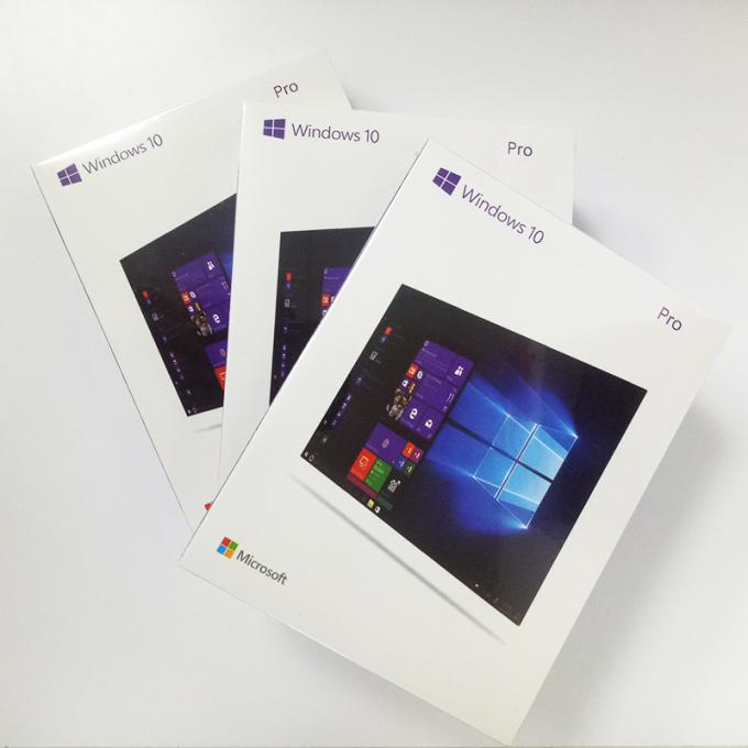 全体的なDVDのWindows 10プロ小売り箱のパッケージのコンピュータ・ソフトウェアの勝利10専門の完全なパッケージ