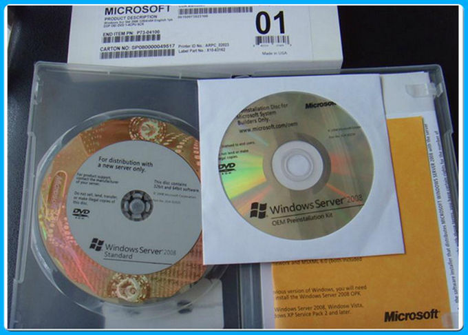25 Calsマイクロソフト・ウインドウズ サーバー2008 64コンピュータ/ノートのためのビットDVD英語版
