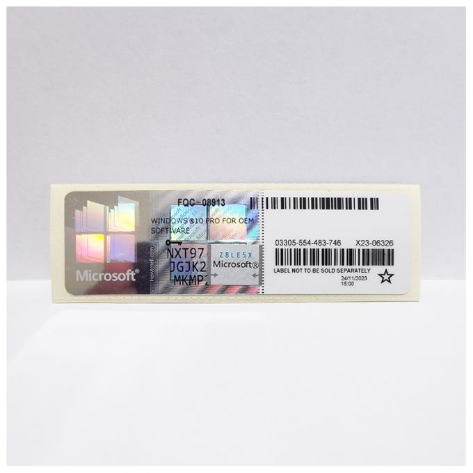 Win 10 Win 11 プロフェッショナル Win 10 Win 11 プロ COA スチッカー 小売鍵 6ヶ月保証 1